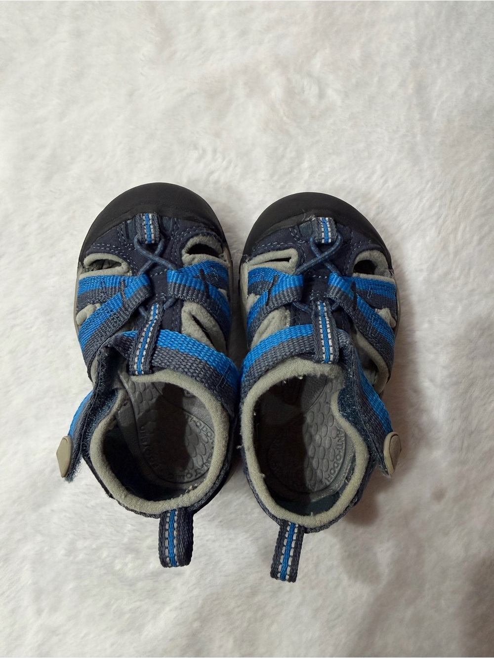 Keen Kids Navy and Bright Blue Closed-Toe Sandals
